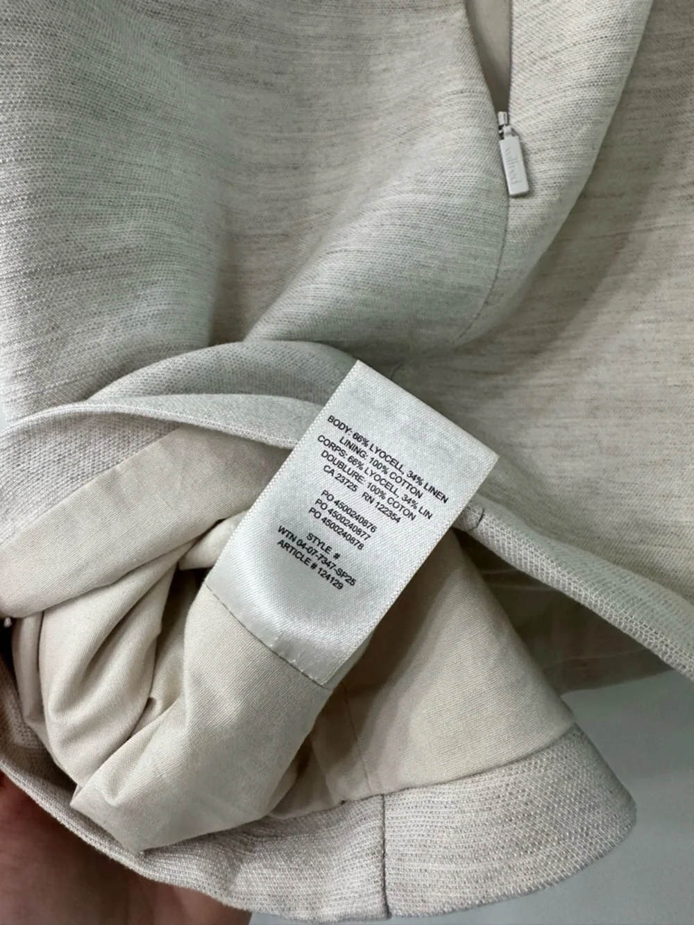 Wilfred Linen High Rise Skirt - 6 - Picture 6 of 6